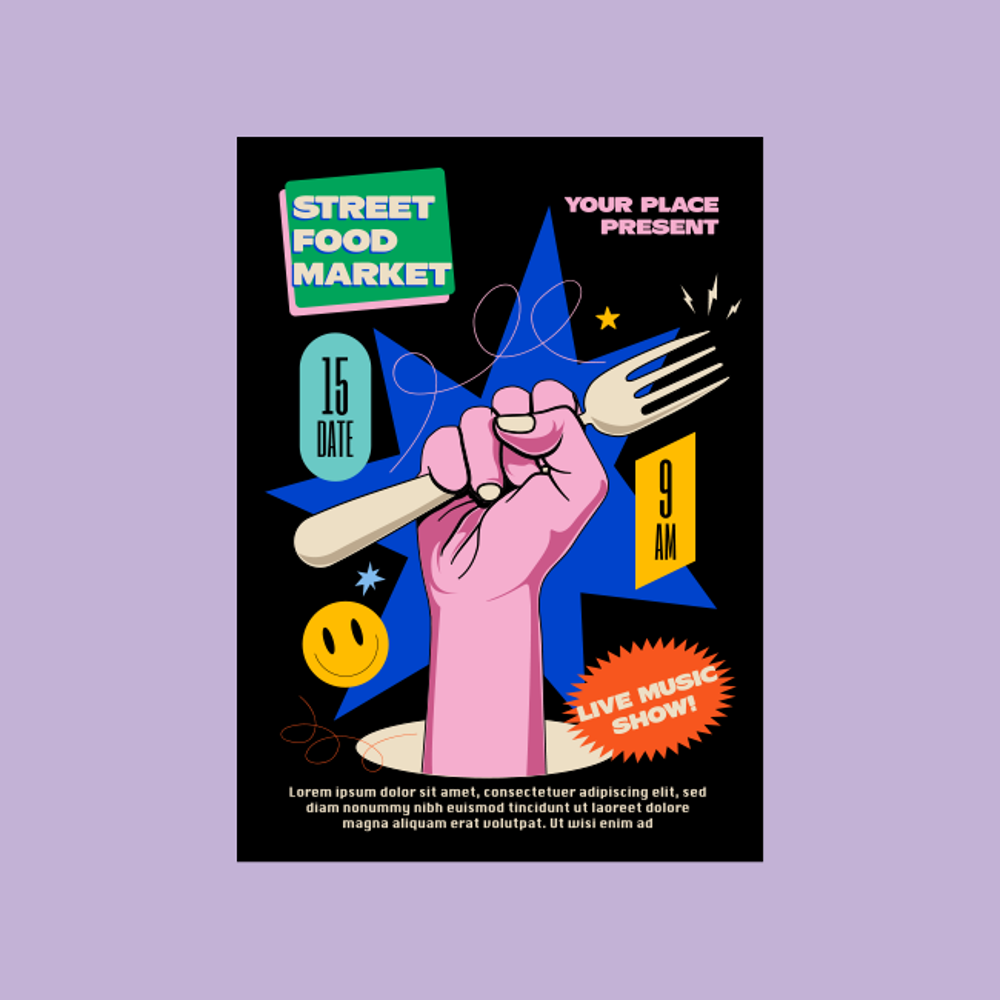 Smart Food Market Poster